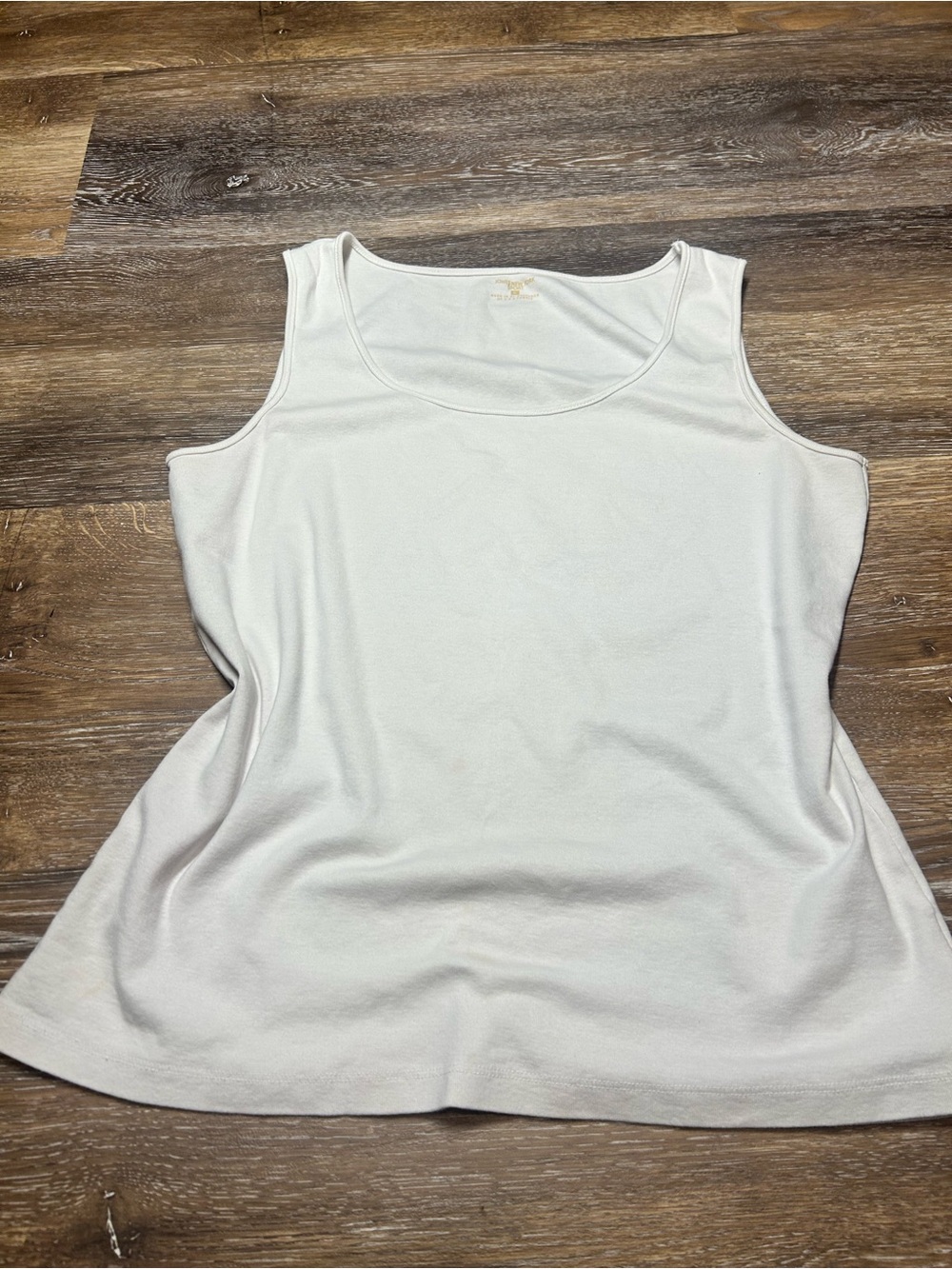 🤍 Jones New York Sport White Basic Tank Top — XL
